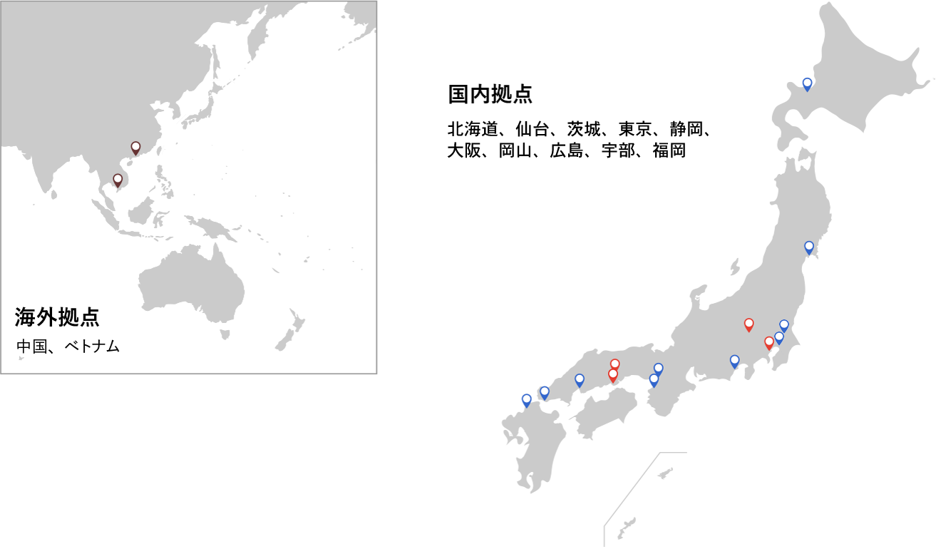 拠点エリアマップ