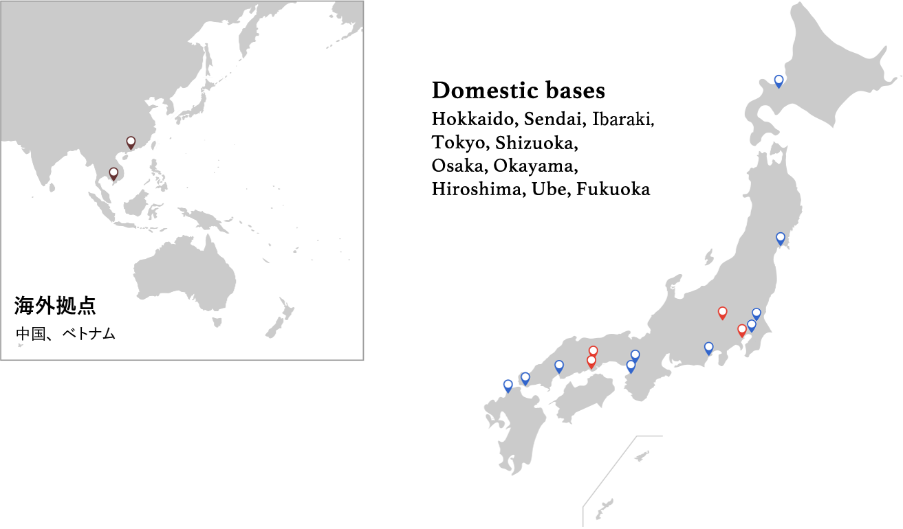 拠点エリアマップ