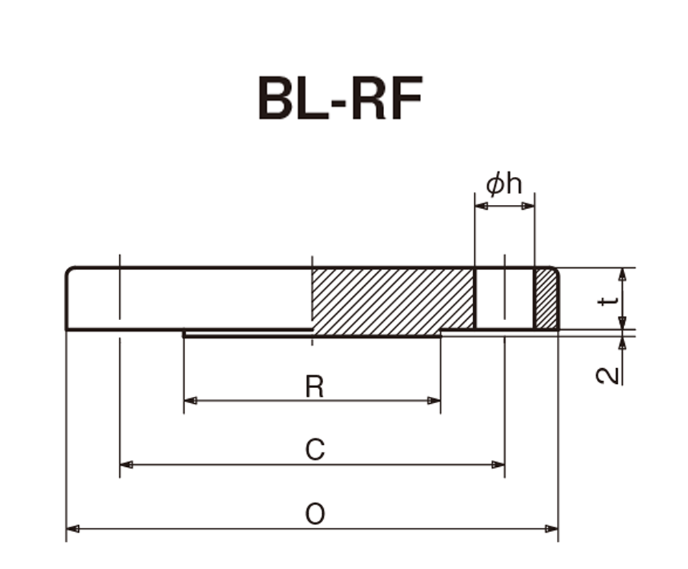 ブラインド形フランジ（BL-RF） クラス300 TOSTE Co.,Ltd.