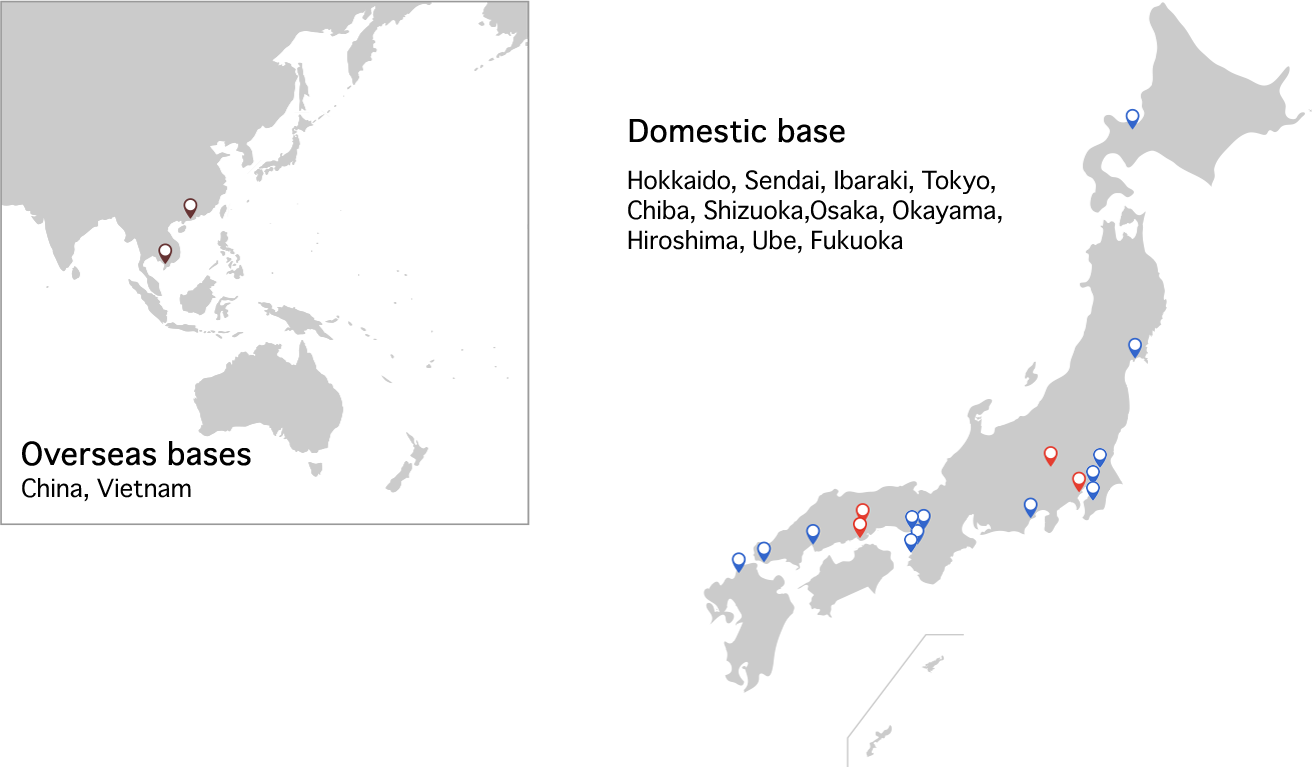 拠点エリアマップ