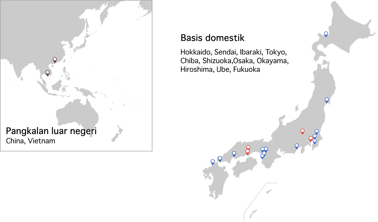 拠点エリアマップ