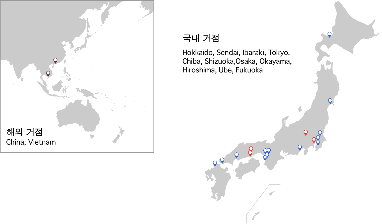 拠点エリアマップ