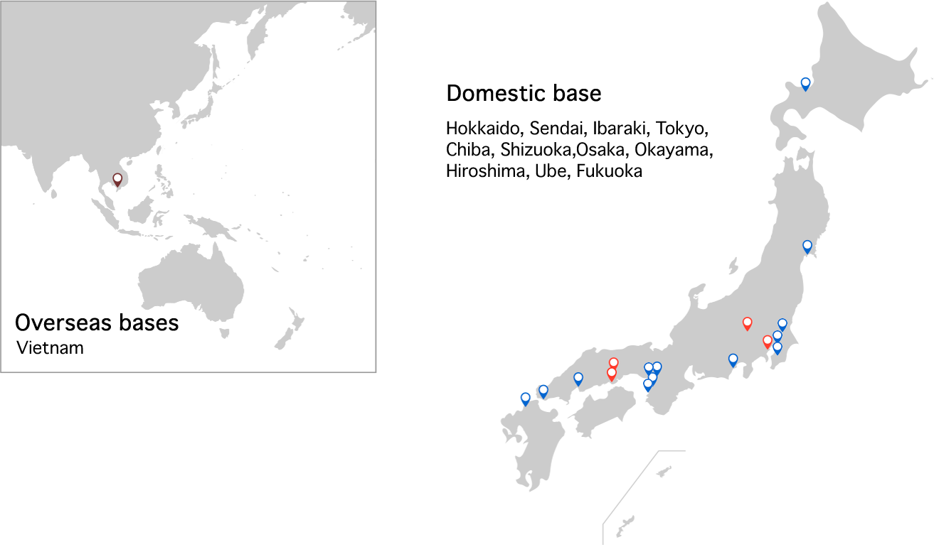 拠点エリアマップ